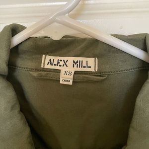 Alex mill olive green jumpsuit expedition xs
